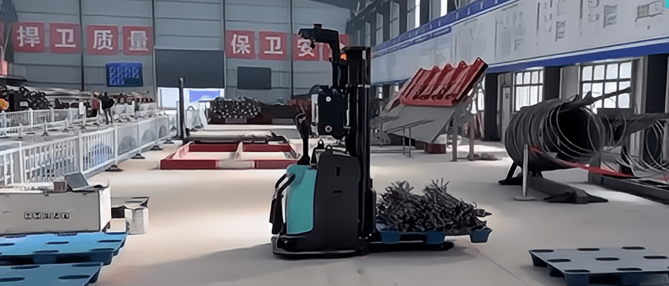 南宫NG28生物机器人公司建材行业无人叉车案例